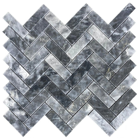Luna Sky Marble - Mesh Mosaic Tile Collection