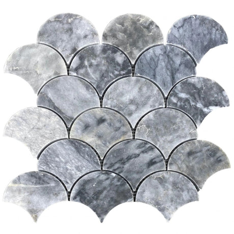 Luna Sky Marble - Mesh Mosaic Tile Collection