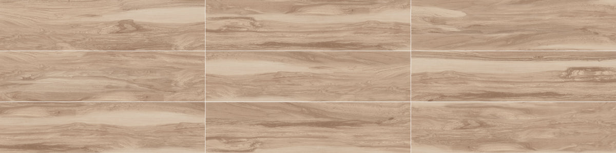Mia Beige 8x36 Wood Look Porcelain Plank Tile