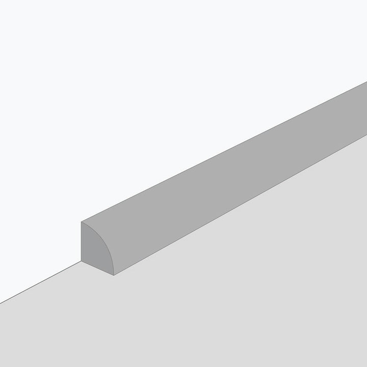 Laminate Moldings - Yaletown - Homer Gray — Moisture Proof Quarter Round
