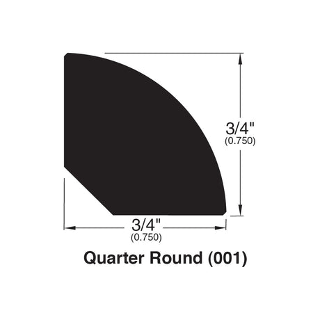 Engineered Hardwood Moldings - Bonafide - Lombardy in Quarter Round