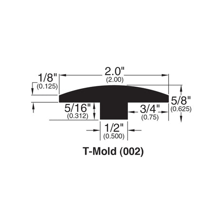 Engineered Hardwood Moldings - Bonafide - Melville in T-Molding