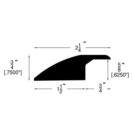 Engineered Moldings - Premier Oak - Monterey in Overlap Reducer