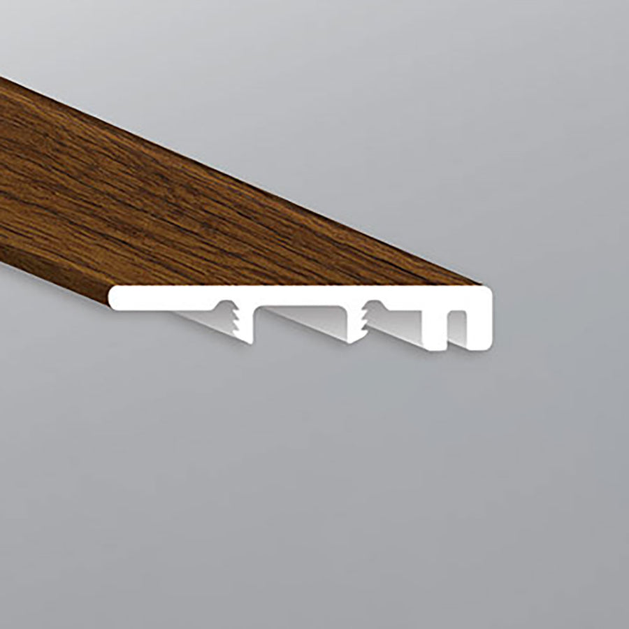 Vinyl Moldings - Redondo - Aged Walnut — End Cap