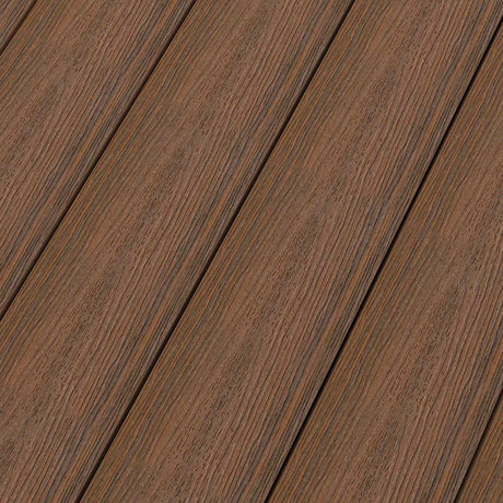 Dura-Shield Ultratex Composite Decking in Leather Brown — view 5