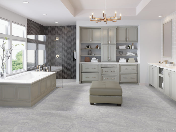 Positano II Blanco 21x21 White Porcelain Floor Tile 2