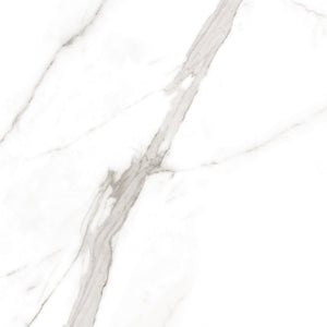 Calacatta Tranco 32x32 Polished Marble Look Porcelain Tile