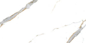 Calacatta Gold 24x48 Polished Marble Look Porcelain Tile