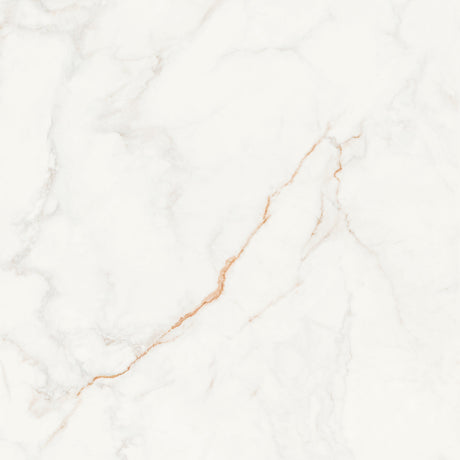 Thuile White 24x48 Polished Marble Look Porcelain Tile