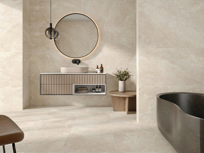 Nuance Ivory 24x24 Matte Porcelain Tile 2