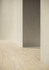 Hallway with Beige Vein Cut Travertine Look Porcelain Tile