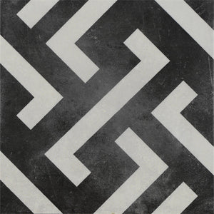 Art Signac 9x9 Patterned Porcelain Tile