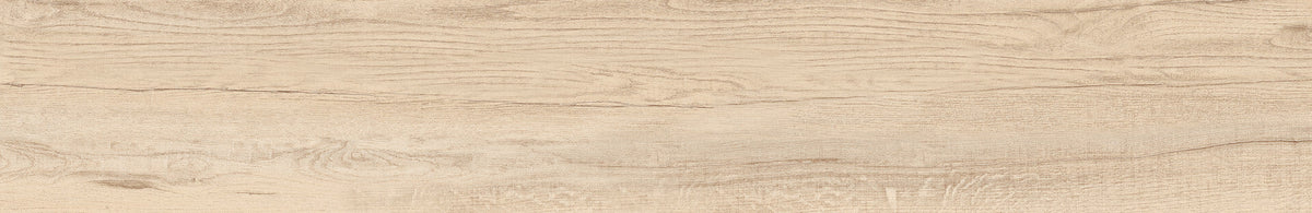 Valdiviana Fresno 8x48 light ash wood look porcelain plank tile, alternate face showing natural shade variation