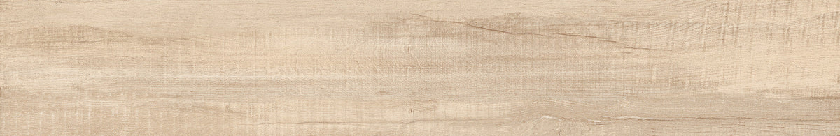 Valdiviana Fresno 8x48 light ash wood look porcelain plank tile, close up of the wood grain