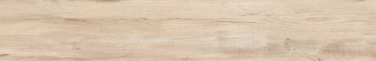 Valdiviana Fresno 8x48 light ash wood look porcelain plank tile shown face on