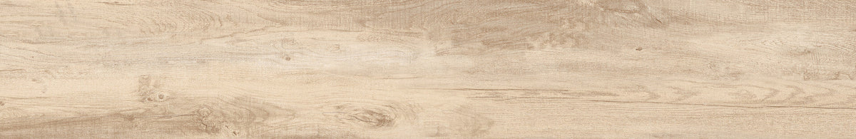 Valdiviana Fresno 8x48 light ash wood look porcelain plank tile, alternate face showing natural shade variation