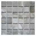 Marmi Pulpis Smoke 2x2 Matte Marble Look Porcelain Mosaic Tile 12x12