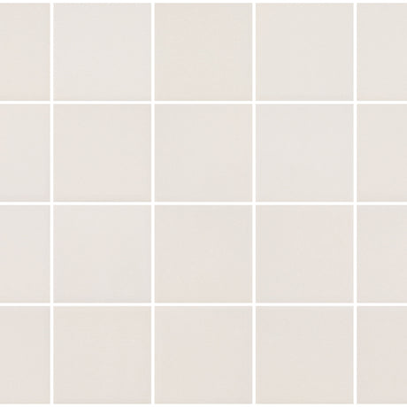 Neutral Shell 3x3 Ceramic Mosaic Tile 15x12 Sheet