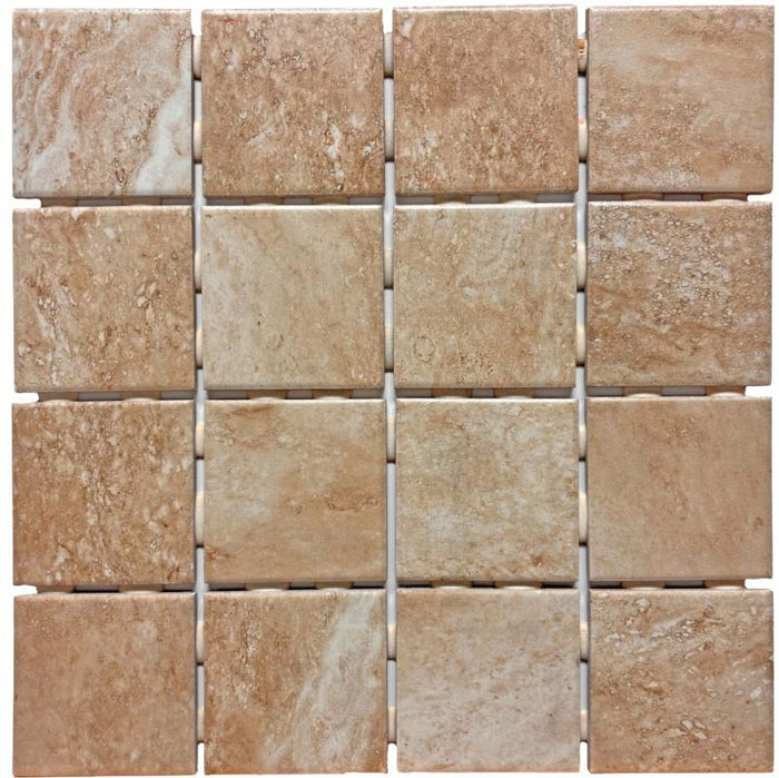 OMD-15071 Clay 3x3 Ceramic Mosaic 12x12 Sheet 1
