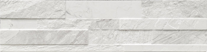 Gioia 3D Bianco 6x24 Porcelain Wall Tile 3