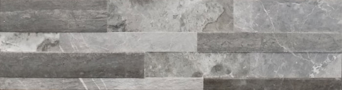 Tiffany 3D Grey 6x24 Ledger Look Porcelain Wall Tile 4