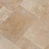 Antique Pattern Travertine Flooring Tiles in Denizli Beige — view 2