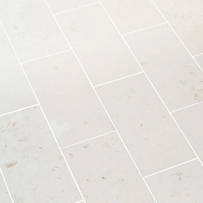 Limestone Tile Brushed and Straight Edge 1