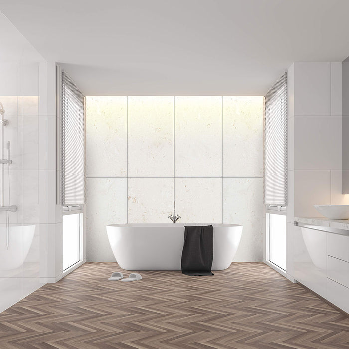 Limestone Tile Brushed and Straight Edge 4