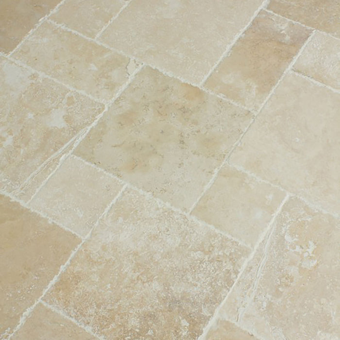 Antique Pattern Travertine Flooring Tiles 1