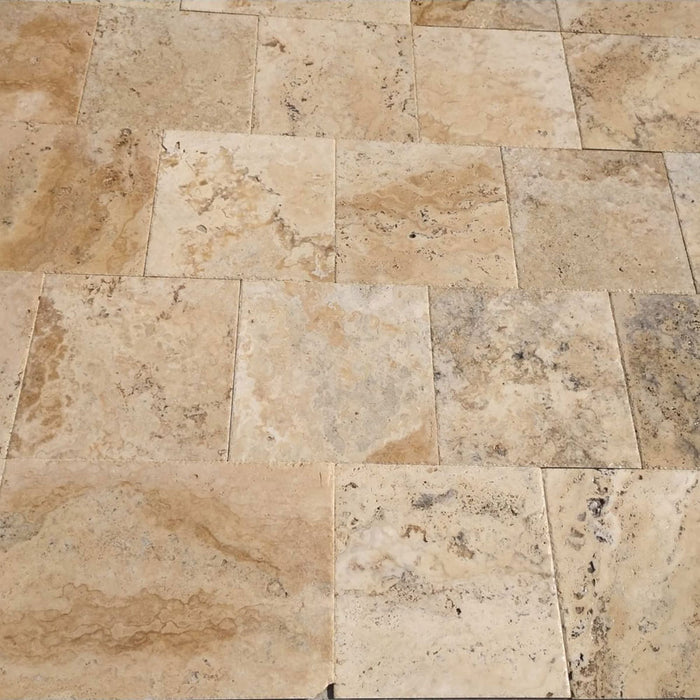 Antique Pattern Travertine Flooring Tiles 2