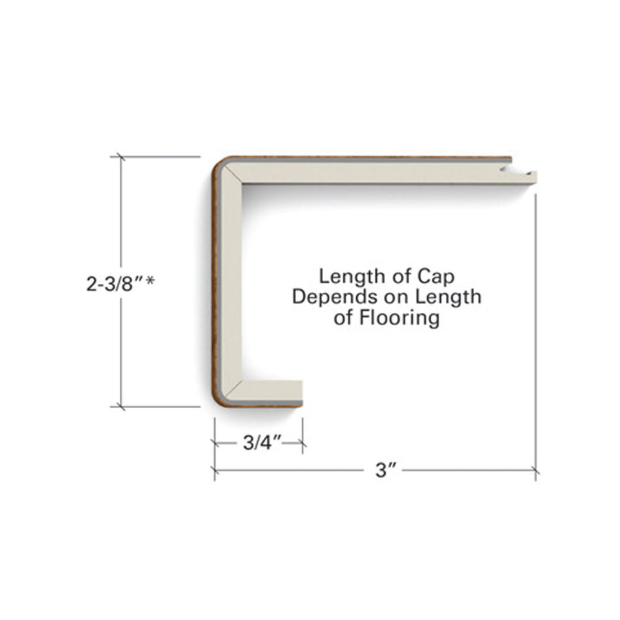 Vinyl Moldings - Affluent - Grain — VersaCap Square