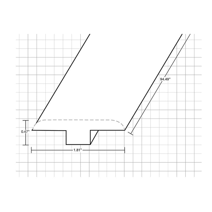 Vinyl Moldings - Hutrindo Collection - Adinda — T-Molding