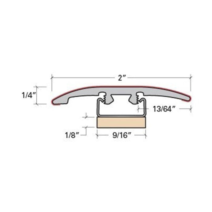 Vinyl Moldings - Influence - White Oak 2