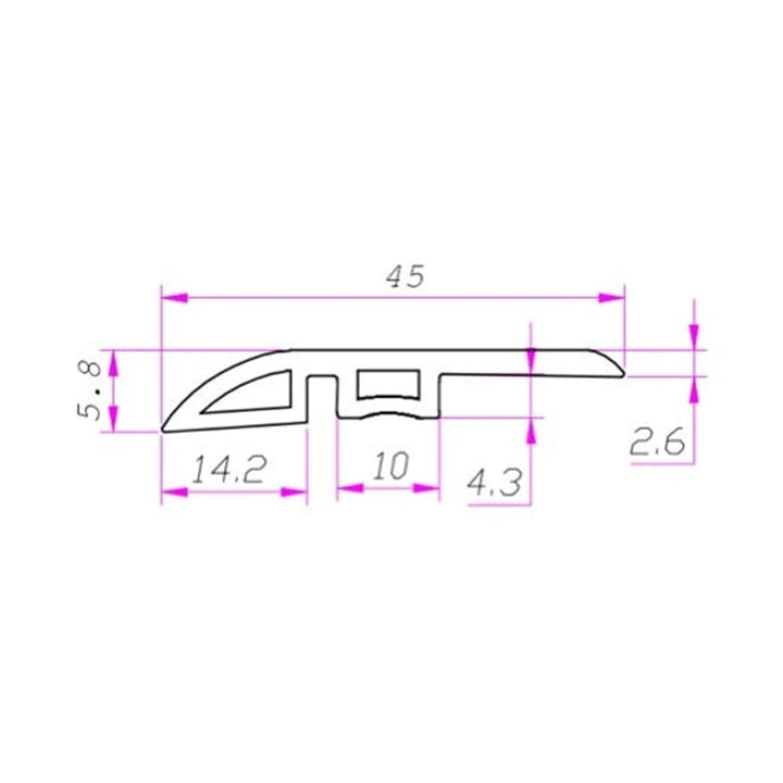 Vinyl Moldings - Legendary Collection - Buena Vista — Reducer