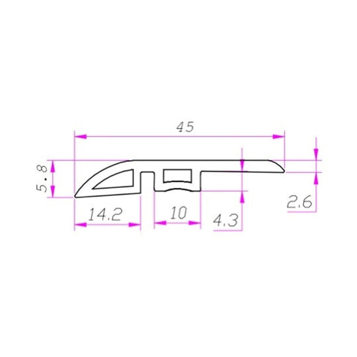 Vinyl Moldings - Legendary Collection - Scribe — Reducer