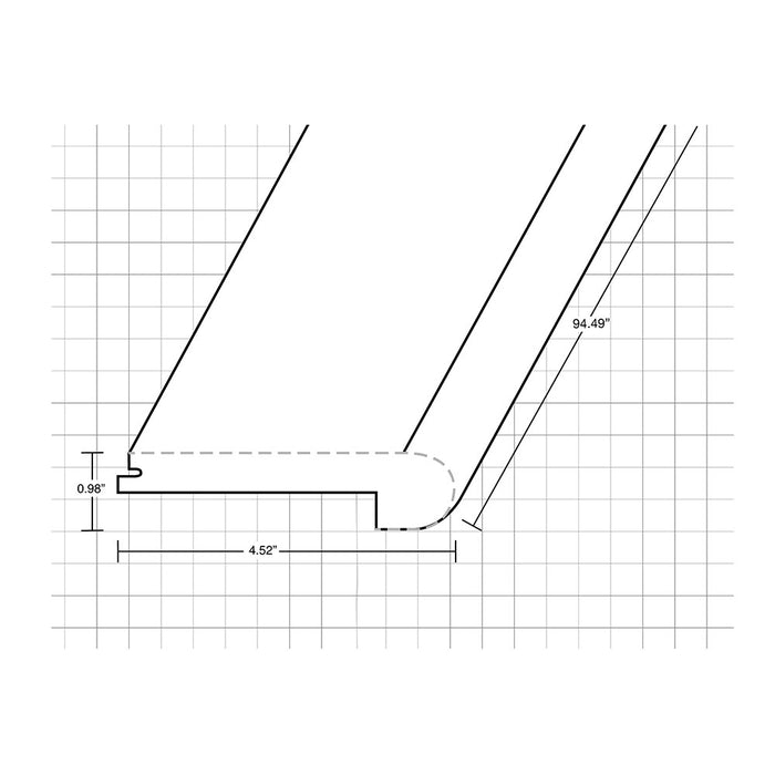 Vinyl Moldings - Veritas Collection - Rooted Graphite 2