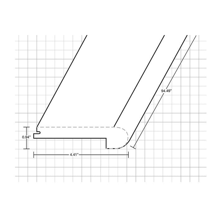 Vinyl Moldings - XL Opus Collection - Prime Chestnut 1