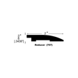 Molding profile flush reducer
