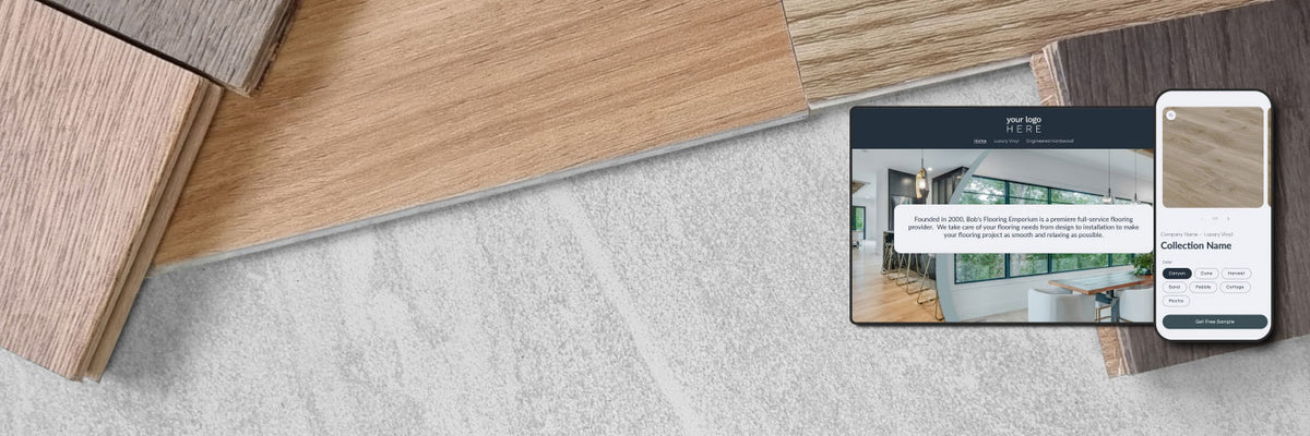 Your flooring business.
Your online storefront.