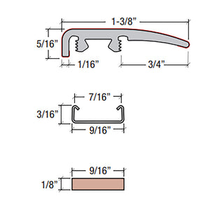 Vinyl Moldings - Affluent - Grain