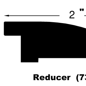Engineered Hardwood Moldings - Grand Width - Bourbon Oak in Flush Reducer
