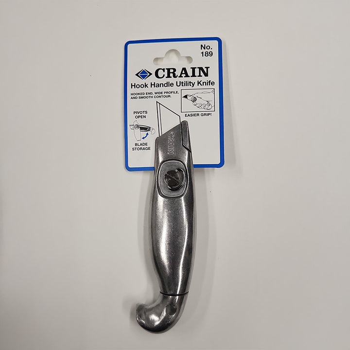 Knives and Snips — CRAIN HOOK HANDLE UTILITY KNIFE