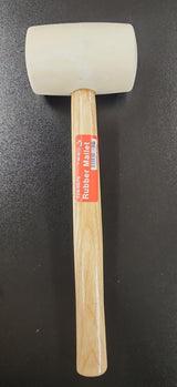 Floor Dot White Rubber Mallet in 20 OZ